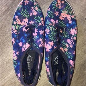 Floral shoes